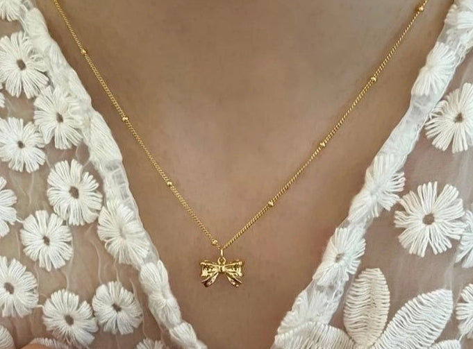 Collanina Ribbon gold