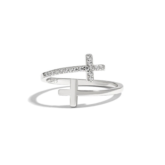 Anello Cross silver