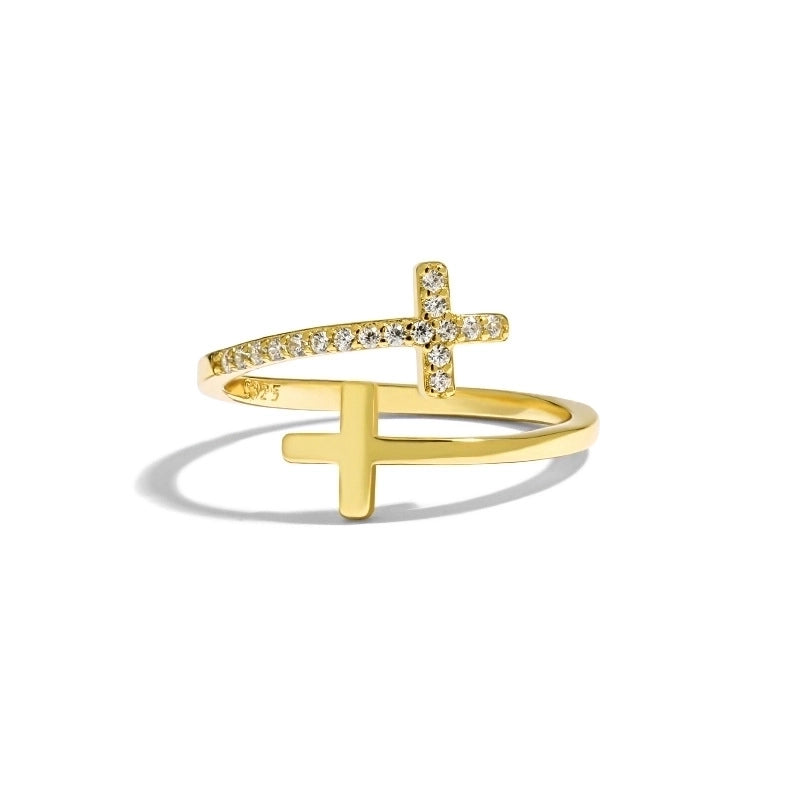 Anello Cross gold
