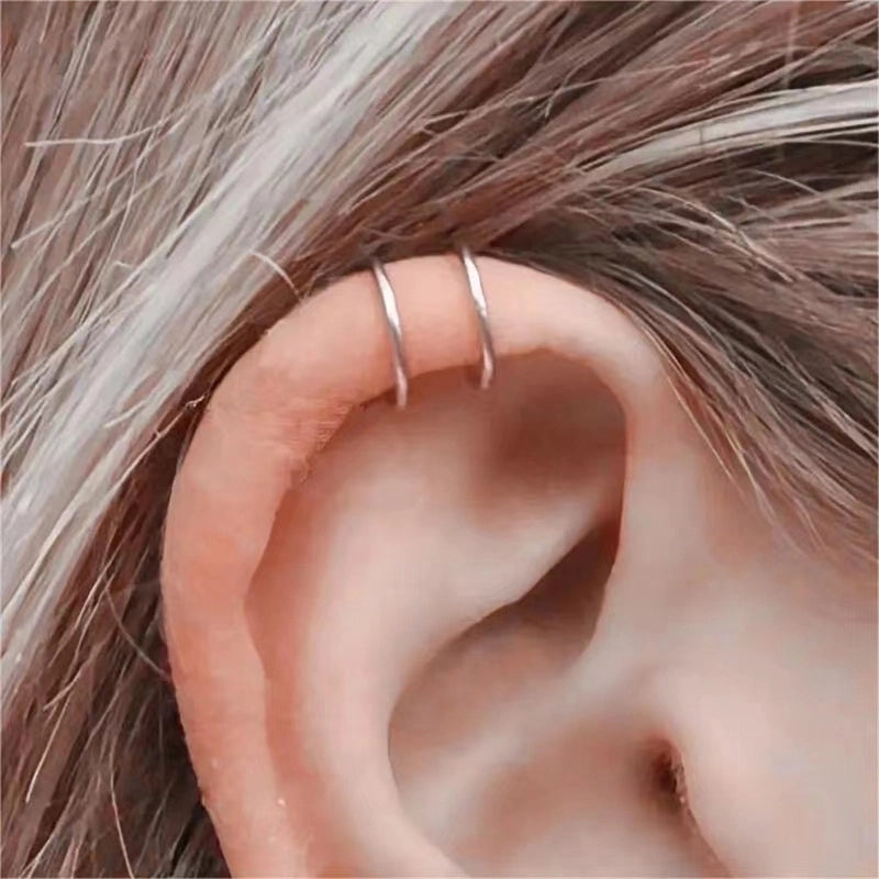 Ear cuff Punk gold