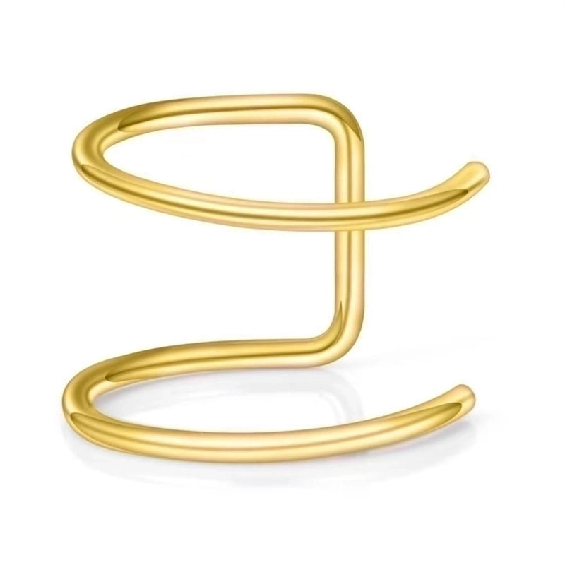 Ear cuff Punk gold