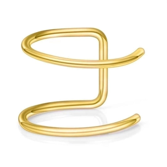 Ear cuff Punk gold